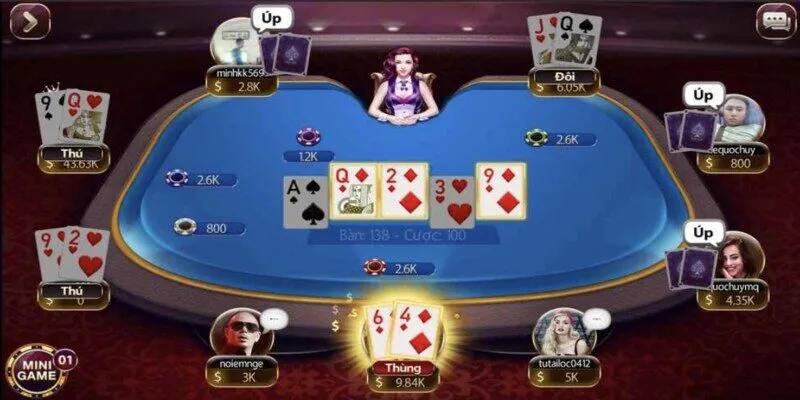 Người chơi c&oacute; thể lựa chọn theo hoặc bỏ khi tham gia v&agrave;o v&aacute;n b&agrave;i X&igrave; Tố