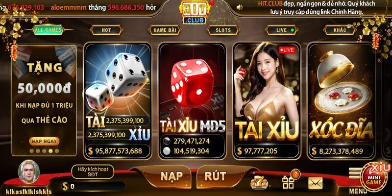 T&agrave;i xỉu Hitclub
